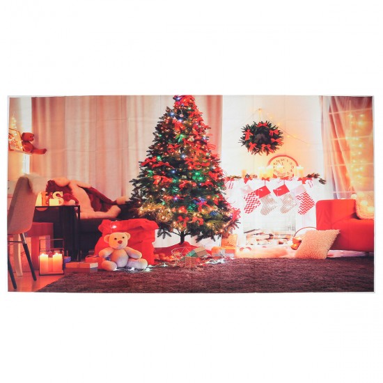 W-244 Christmas Photography Backdrop Cloth Family Photo Shoot Props Christmas Background Decoration