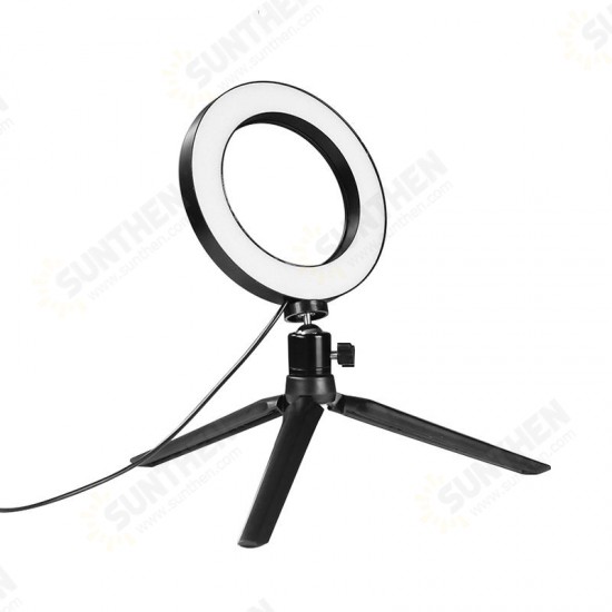 Dimmable 3500-5500k Selfie Studio Live Video Ring Light With Phone Holder for Youtube Tiktok Live Streaming