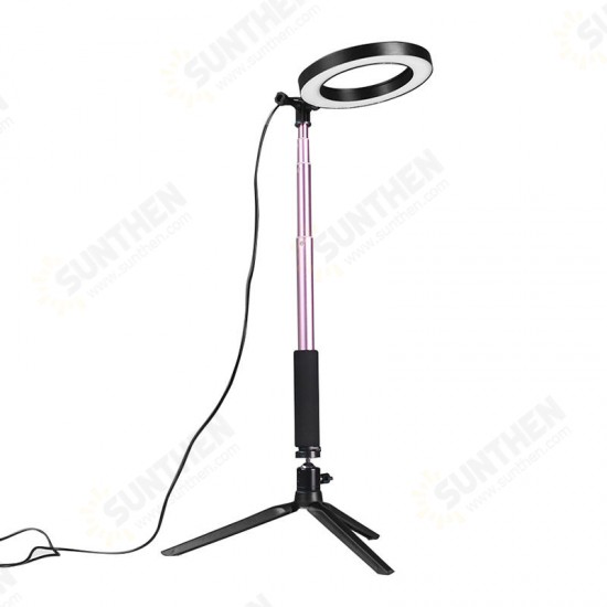 Dimmable 3500-5500k Selfie Studio Live Video Ring Light With Phone Holder for Youtube Tiktok Live Streaming