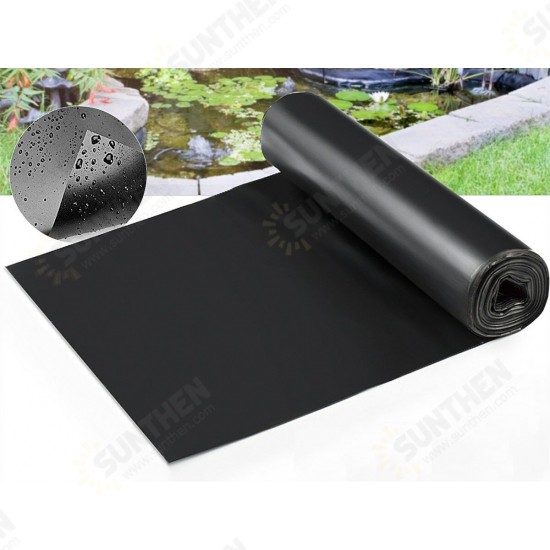 4 Sizes Durable Fish Pond Liners Reinforced HDPE Membrane Garden Pools Landscaping