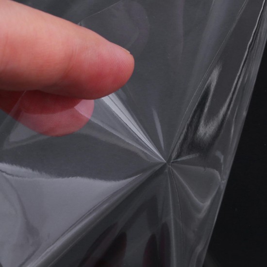 500Pcs OPP Transparent Cello Bags Cellophane Bag Flat Pocket Reusable Packaging Bag Without Adhesive