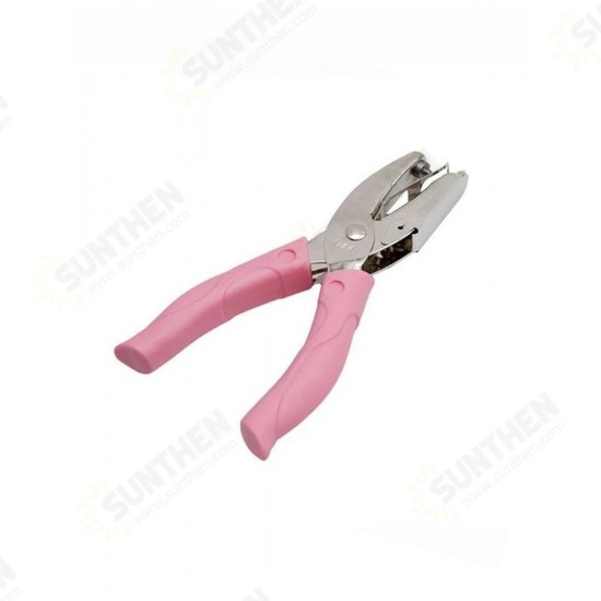 1pc HandHeld Single Hole Punch Pliers Round Paper Craft Puncher Manual Puncher