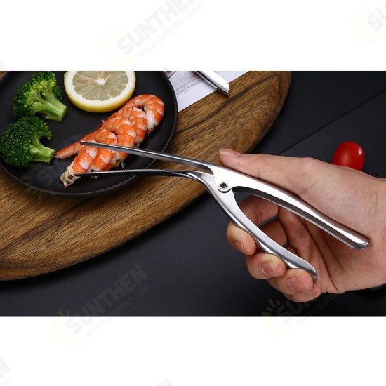 304 Stainless Steel Peeling Shrimp Artifact Practical Peeling Shrimp Pliers Open Shrimp Peeling Skin Shrimp Shrimp Crayfish Kitchen Gadgets Plier Tool