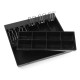 Black 5 Bills 8 Coins Cash Register Money Tray Cashier Storage Box Money Drawer Coin Holder