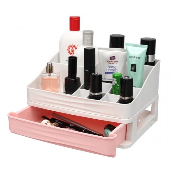 Multilayer Drawer Type Makeup Box Cosmetic Jewelry Storage Desktop Organizer Storage Box