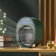 3 Gear Mini Water Cooling Fan Spray Humidification Portable Colorful Night Light Air Cooler Table Fan