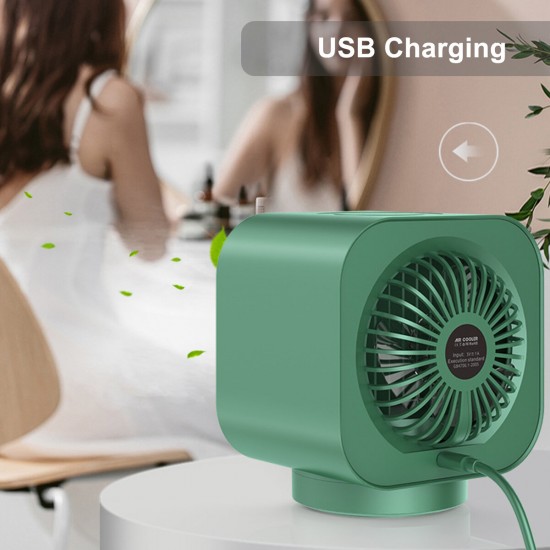 Summer Fan USB Rechargeable Spray Humidification Air Humidifier