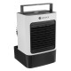 F830 Negative Ion Air Conditioner Air Cooler Desktop Electric Fan Two Blowing Modes Three Gear Wind Speeds with Night Light Low Noise for Home Office