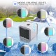 Portable Air Cooler Fan Mini USB Air Conditioner 7 Colors Light Desktop Air Cooling Fan Humidifier Purifier for Office Bedroom