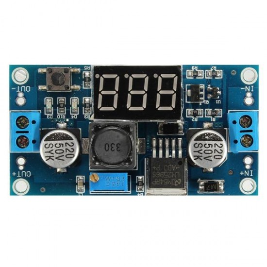 3Pcs LM2596 DC-DC Voltage Regulator Adjustable Step Down Power Supply Module With Display