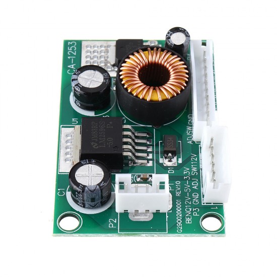 5pcs DC12V to DC5V/3.3V 3A Converter Step Down Module CA-1253 Power Supply Board