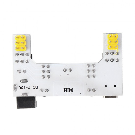 MB102 2 Channel 3.3V 5V Breadboard Power Supply Module White Breadboard Dedicated Power Module MB-102 Solderless Bread Board