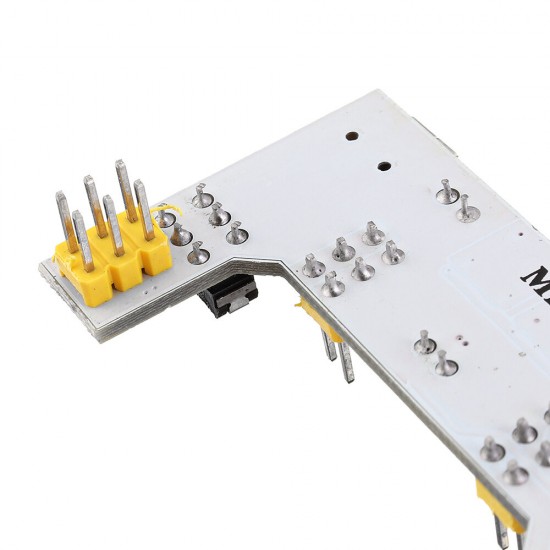 MB102 2 Channel 3.3V 5V Breadboard Power Supply Module White Breadboard Dedicated Power Module MB-102 Solderless Bread Board