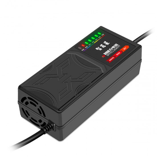 48V 20AH/60V 20AH/72V 20AH 7-Light Electric Vehicle Battery Charger Adapter