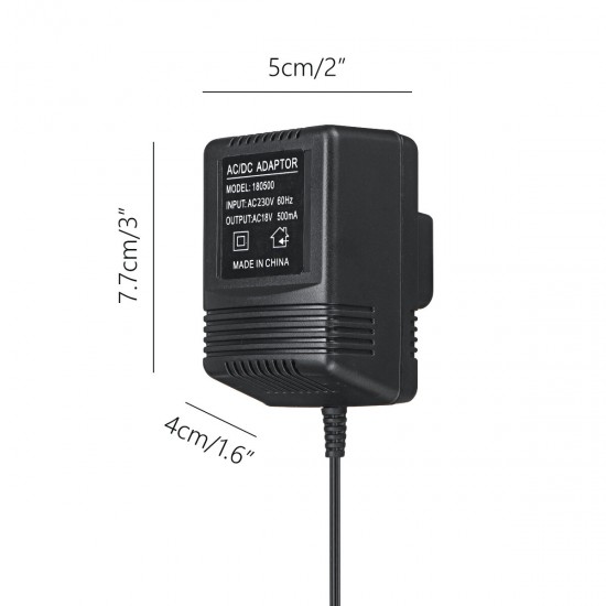 AC 230V TO AC 18V Power Adapter UK Plug for Ring Video Doorbell/Ring Doorbell Power Supply