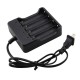 DC 4.2V 1200mA Smart Charger 4 Slots Fast Charging For 18650 Li-ion Battery