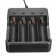 DC 4.2V 1200mA Smart Charger 4 Slots Fast Charging For 18650 Li-ion Battery