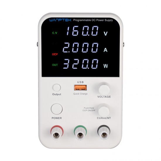 WPS1602B 160V 2A Adjustable DC Power Supply Programmable 4 Digits LED Display Switching Regulated Power Supply