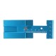 Aluminum Alloy Height Ruler Depth Gauge Woodworking Depth Measuring Ruler for Table Saw