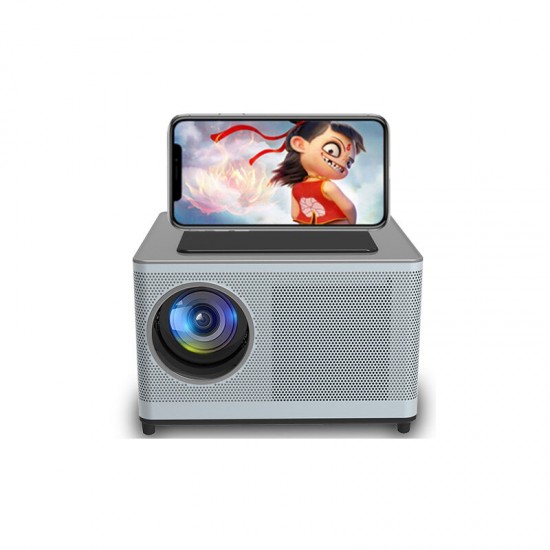 Y8 5G-WIFI Projector 1080P Resolution 400ANSI Lumens 4.45inch WIFI Cast Screen Home Theater EU Plug