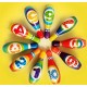 12PCS Cute Mini Bowling PU Soft Indoor Sport Play Games Safe Foam Kids Bowling Children Indoor Sport Family Funny Game Toy Gift