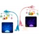 Crib Mobile Musical Bed Bell With Animal Rattles Projection Early Learning Toys 0-12 Months