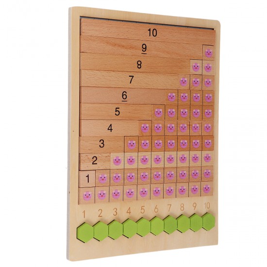 Kids Wooden Counting Montessori Toys Numbers Match Education Teaching Math Toys