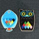 Wood DIY Assembly Jigsaw Puzzle Toy Colors Shapes Cartoon Fish Owl Matching Cards Toy for Children Learning