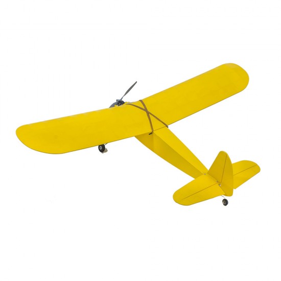 Cute Girl 1150mm Wingspan Balsa Wood Laser Cut Old Timer Trainer Slow Flying Glider RC Airplane