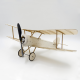 K6 Sopwith Pup 378mm Wingspan Balsa Wood Laser Cut Micro RC Airplane Warbird Biplane