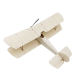 K6 Sopwith Pup 378mm Wingspan Balsa Wood Laser Cut Micro RC Airplane Warbird Biplane