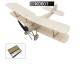 K6 Sopwith Pup 378mm Wingspan Balsa Wood Laser Cut Micro RC Airplane Warbird Biplane