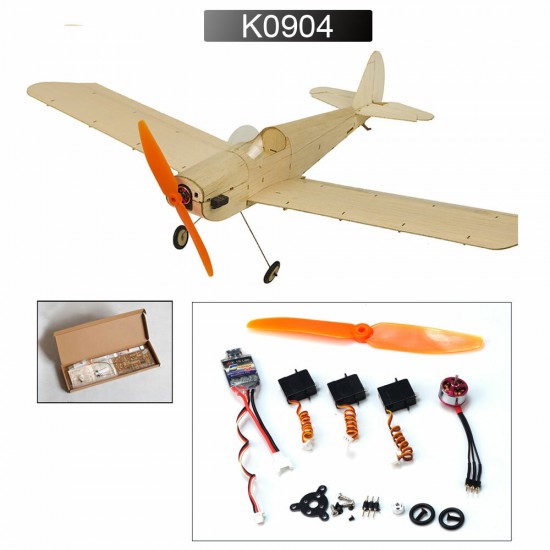 Micro Spacewalker 460mm Wingspan Balsa Wood RC Airplane Kit with Power System