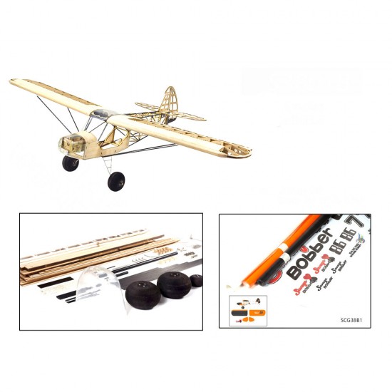 S38 Savage Bobber 1000mm Wingspan Balsa Wood Laser Cut RC Airplane Kit