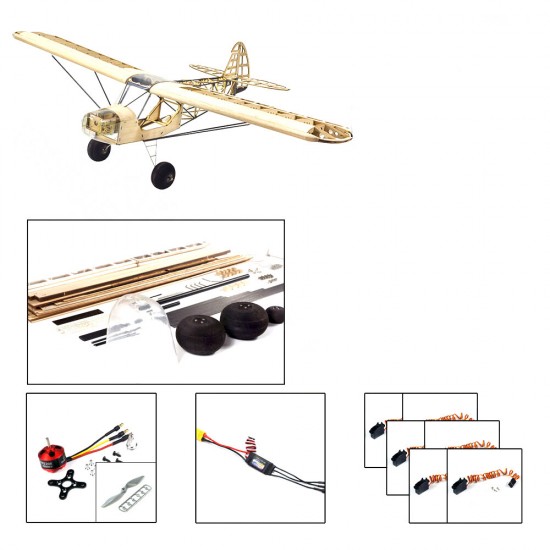 S38 Savage Bobber 1000mm Wingspan Balsa Wood Laser Cut RC Airplane Kit