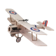 SE5A 378mm Wingspan Balsa Wood Laser Cut Biplane RC Airplane