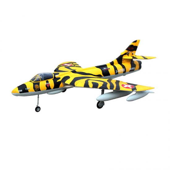 Hawker Hunter Fixed-wing 850mm Wingspan 70MM EDF Jet 6S Flaps Retracts RC Airplane PNP