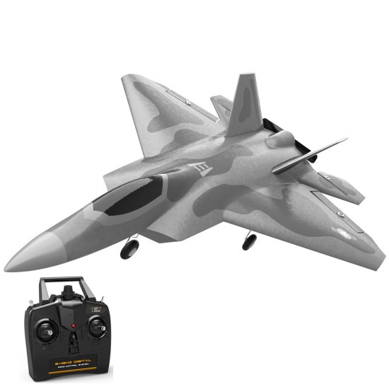 Mini F22 Raptor EPP 260mm Wingspan 2.4G 4CH 6-Axis Gyro RC Airplane Jet Trainer Warbird Fixed Wing RTF One Key Aerobatic for Beginner