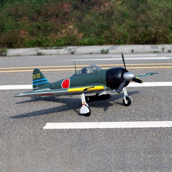 A6M Zero 1400mm (55.1inch) Wingspan Green RC Airplane PNP