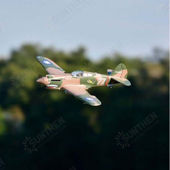 P-40B Flying Tiger 980mm (38.6inch) Wingpspan Warbird EPO RC Airplane PNP