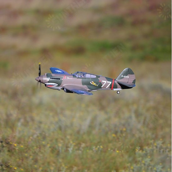 P-40B Flying Tiger 980mm (38.6inch) Wingpspan Warbird EPO RC Airplane PNP