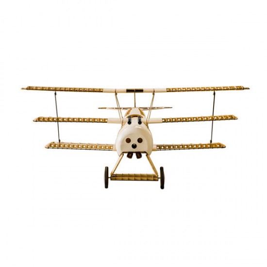 Dr.I 1540mm Wingspan Balsa Wood Triplane Warbird RC Airplane