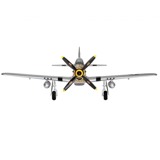 TOP RC HOBBY P51 Mustang Yellow 750mm Wingspan EPO RC Airplane Warbird KIT