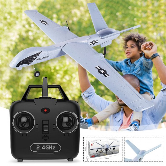 Z51 660mm Wingspan 2.4G 2CH EPP DIY Glider Garden Flying RC Airplane Toy RTF Built-in Gyro