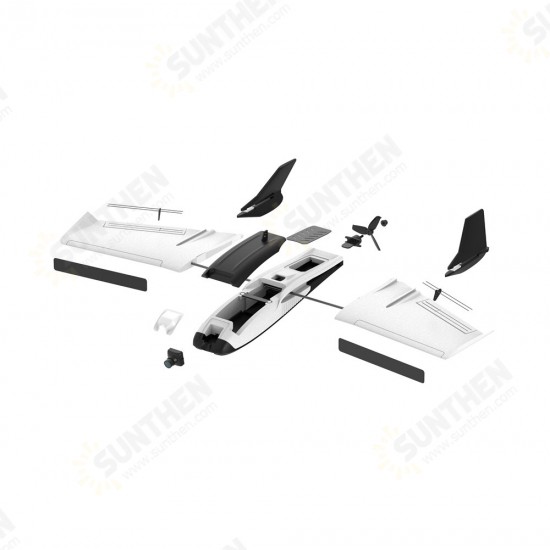 Dart250G 570mm Wingspan Sub-250 grams Sweep Forward Wing AIO EPP FPV RC Airplane PNP/FPV Ready Version