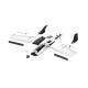 Dart250G 570mm Wingspan Sub-250 grams Sweep Forward Wing AIO EPP FPV RC Airplane PNP/FPV Ready Version