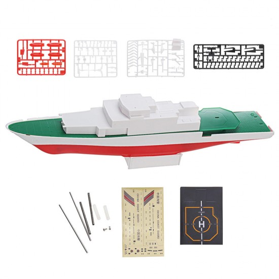 1/250 39cm 2.4G China Sea Patrol 3383 RC Boat 25km/h Double Motor Children Toy Model