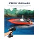 EBT05 RTR 2.4G 4CH 40km/h Brushless High Speed RC Boat Length 57cm Vehicles Models w/ Capsize Water Cooling System Toys