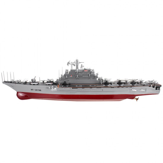 HT 1/275 2878B 76.5cm Military Warship Cruiser Warship Waterproof Boat 2.4G 4CH Wireless RC Boat Vehicle Models