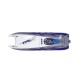 1133-01F Zonda Cat 1040mm RC Boat Hull Fiberglass without Electronic & Hardware Parts Model